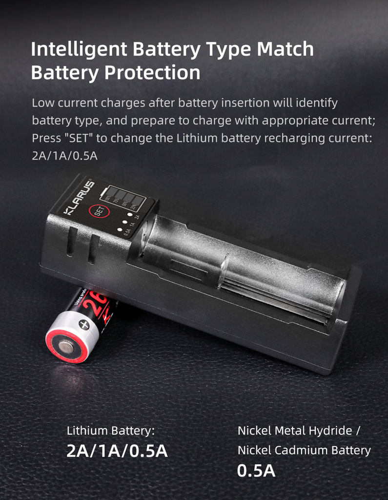 ΦΟΡΤΙΣΤΗΣ ΜΠΑΤΑΡΙΩΝ KLARUS K1 PRO